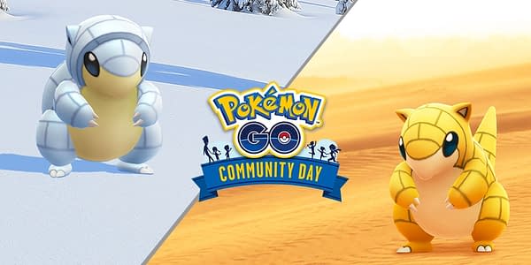 Pokémon GO Sandshrew Community Day graphic. Credit: Niantic