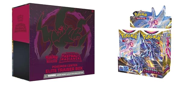 Astral Radiance products. Credit: Pokémon TCG