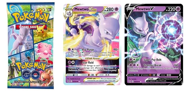 Mewtwo V & VSTAR. Credit: Pokémon TCG