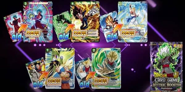 Mythic Booster graphic. Credit: Dragon Ball Super Card Game