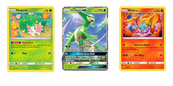 Lost Thunder cards. Credit: Pokémon TCG