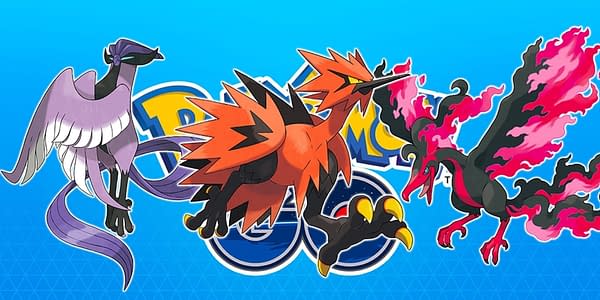 Galarian Articuno, Zapdos, & Moltres in Pokémon GO. Credit: Niantic
