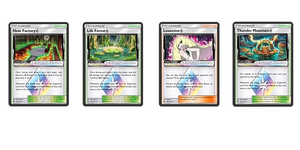 Cards of Lost Thunder. Credit: Pokémon TCG