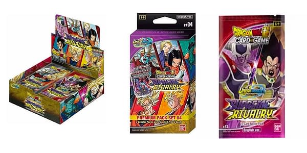 Supreme Rivalry products. Credit: Dragon Ball Super Card Game
