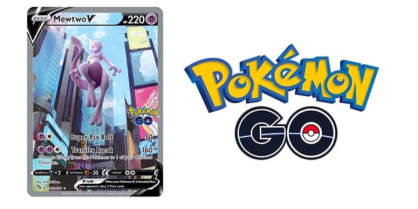 Pokémon GO chase card and logo. Credit: Pokémon TCG