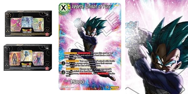 History of Vegeta cards. Credit: Dragon Ball Super Card Game