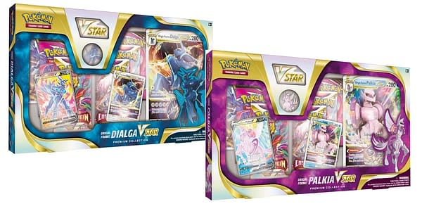 Origin Palkia & Dialga VSTAR Premium Collections. Credit: Pokémon TCG