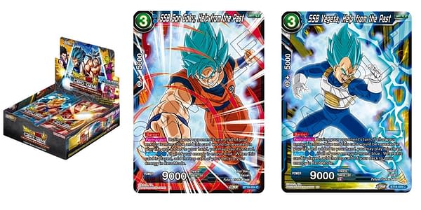 Dawn of the Z-Legends cards. Credit: Dragon Ball Super Card Game