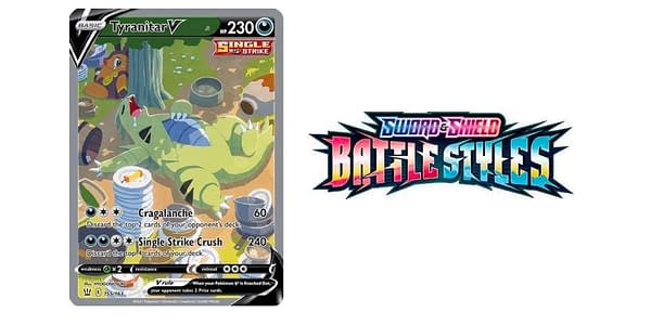 Battle Styles chase card and logo. Credit: Pokémon TCG