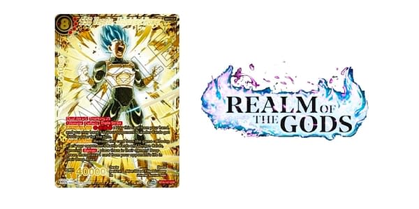 Realm of the Gods chase card and logo. Credit: Pokémon TCG