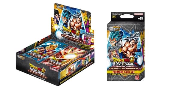 Dawn of the Z-Legends products. Credit: Dragon Ball Super Card Game