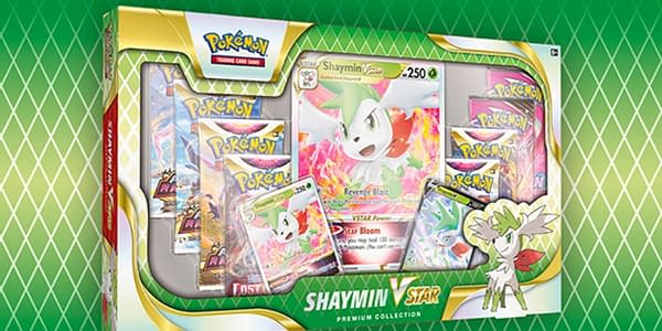 Shaymin VSTAR Premium Collection. Credit: Pokémon TCG