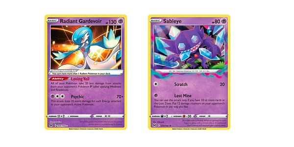 Cards of Lost Origin. Credit: Pokémon TCG