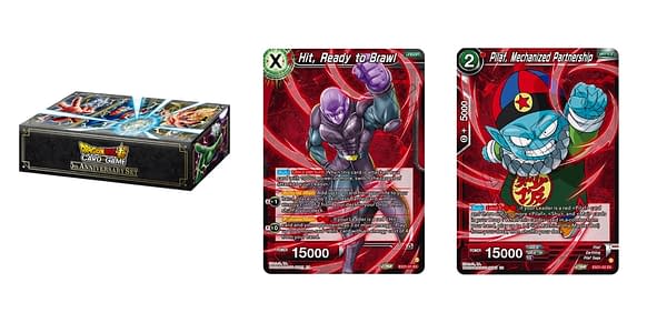 5th Anniversary Set cards. Credit: Dragon Ball Super Card Game