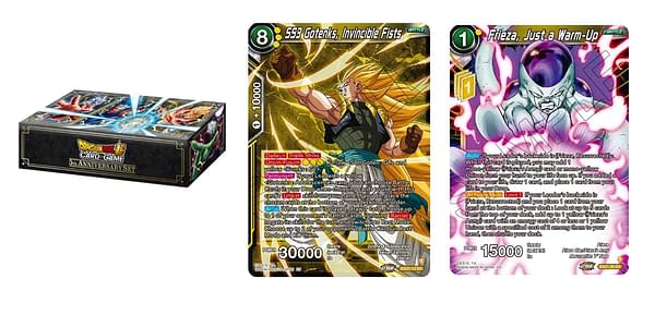 5th Anniversary Set cards. Credit: Dragon Ball Super Card Game