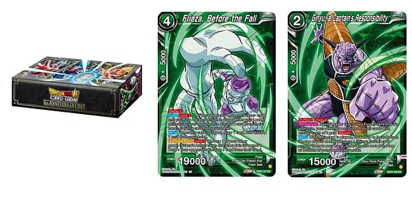 5th Anniversary Set cards. Credit: Dragon Ball Super Card Game