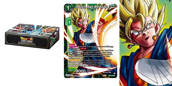 5th Anniversary Set cards. Credit: Dragon Ball Super Card Game