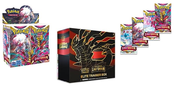 Lost Origin products. Credit: Pokémon TCG