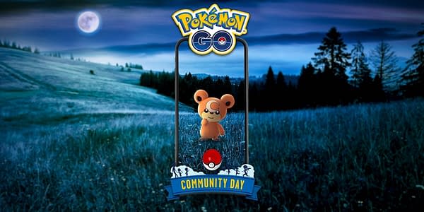 Pokémon GO Teddiursa Community Day graphic. Credit: Niantic