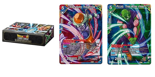 5th Anniversary Set cards. Credit: Dragon Ball Super Card Game