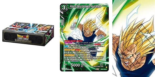 5th Anniversary Set cards. Credit: Dragon Ball Super Card Game