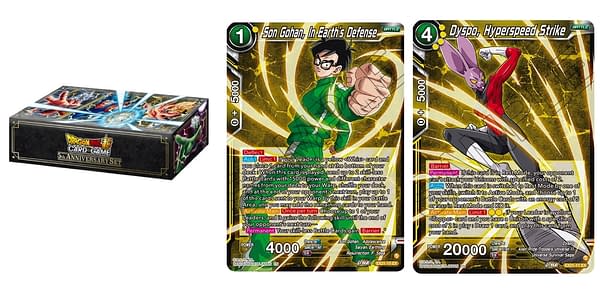 5th Anniversary Set cards. Credit: Dragon Ball Super Card Game