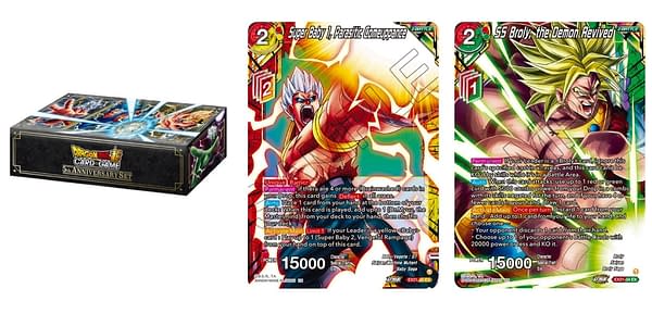 5th Anniversary Set cards. Credit: Dragon Ball Super Card Game