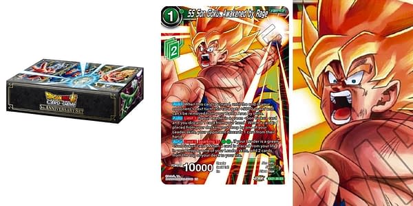 5th Anniversary Set cards. Credit: Dragon Ball Super Card Game