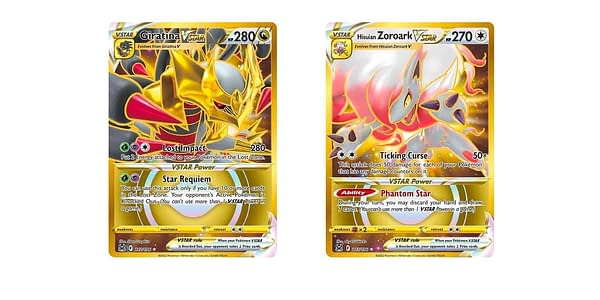 Lost Origin cards. Credit: Pokémon TCG