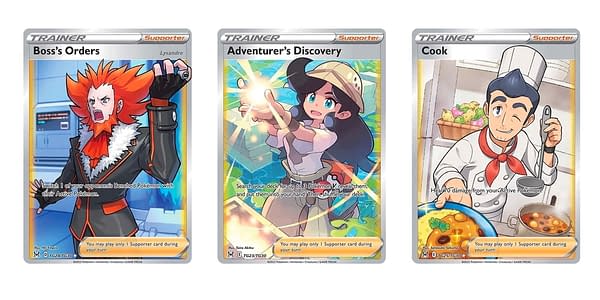 Lost Origin cards. Credit: Pokémon TCG