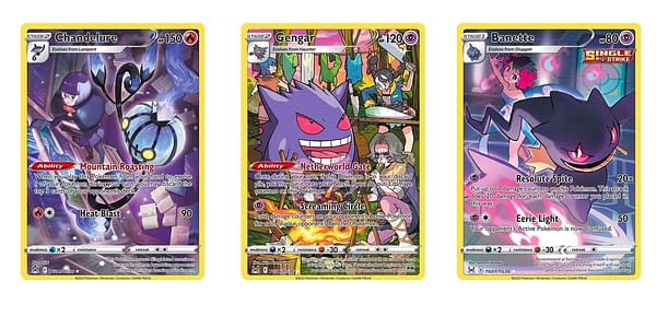 Lost Origin cards. Credit: Pokémon TCG