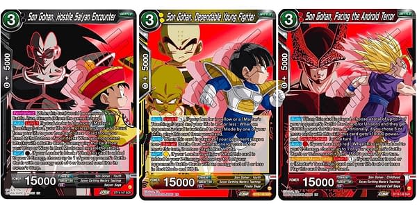 Fighter's Ambition cards. Credit: Dragon Ball Super Card Game