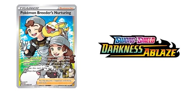 Darkness Ablaze card and logo. Credit: Pokémon TCG