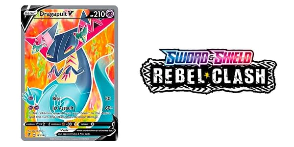 Rebel Clash card and logo. Credit: Pokémon TCG