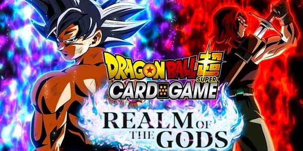 Realm of the Gods banner. Credit: Dragon Ball Super Card Game 