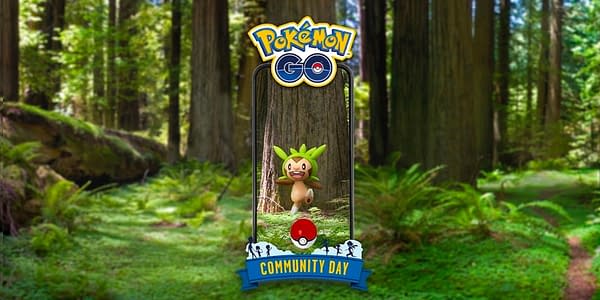 Chespin Community Day graphic in Pokémon GO. Credit: Niantic