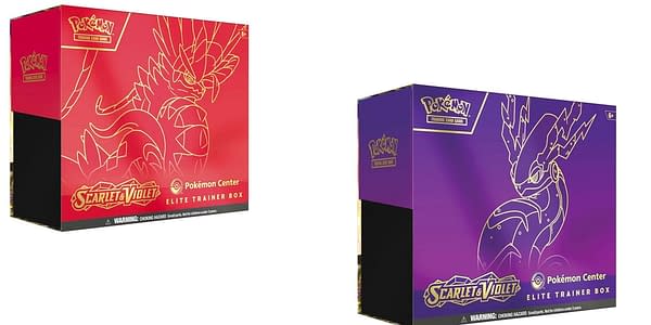 Pokémon TCG Scarlet & Violet Elite Trainer Boxes. Credit: Pokémon TCG 