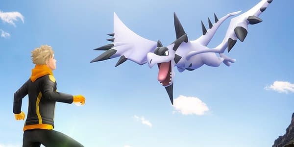 Mega Aerodactyl in Pokémon GO.  Photo credit: Niantic