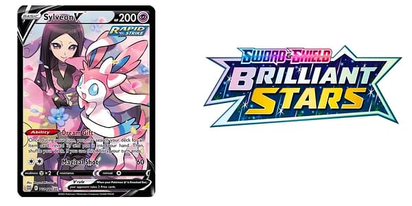 Brilliant Stars card and logo. Credit: Pokémon TCG