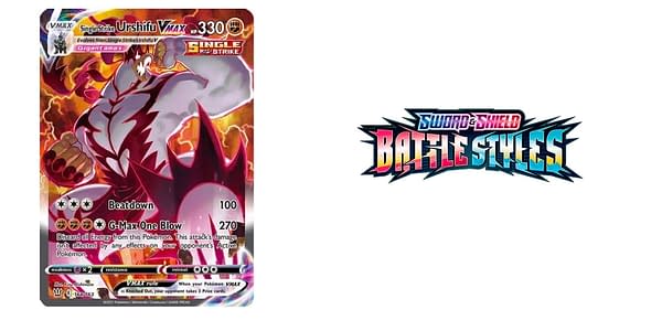 Battle Styles logo and card. Credit: Pokémon TCG
