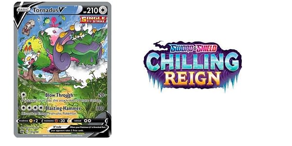 Chilling Reign logo and card. Credit: Pokémon TCG