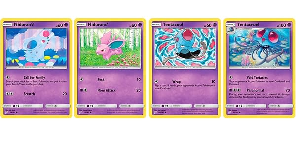 Team Up cards. Credit: Pokémon TCG