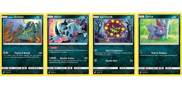 Team Up cards. Credit: Pokémon TCG