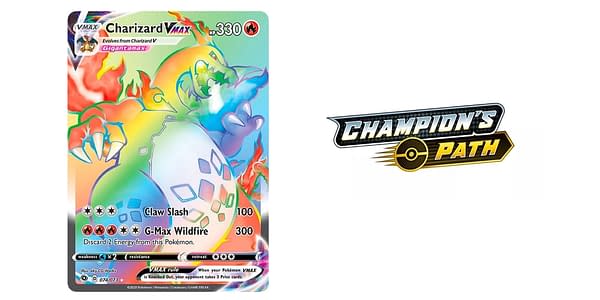Champion's Path Charizard. Credit: Pokémon TCG