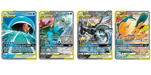 Team Up cards. Credit: Pokémon TCG