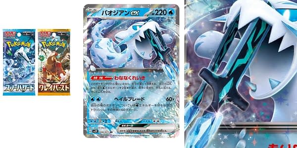 Snow Hazard & Clay Burst cards. Credit: Pokémon TCG