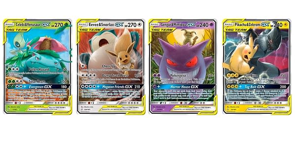 Team Up cards. Credit: Pokémon TCG