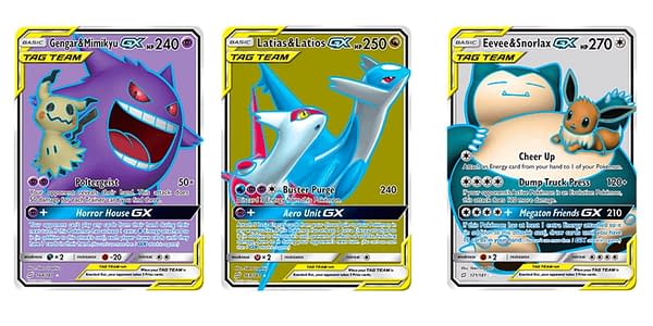 Team Up cards. Credit: Pokémon TCG