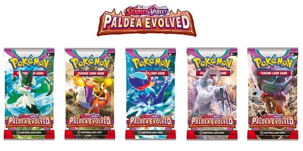 Scarlet & Violet – Paldea Evolved products. Credit: Pokémon TCG