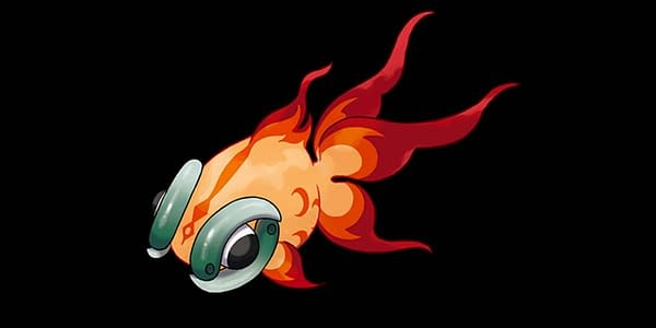 Chi-Yu, the potential focus of a future Pokémon TCG.  credit: TPCI